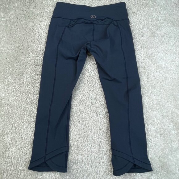 CALIA Navy Blue Tulip Hem Capri Legging - Picture 3 of 11